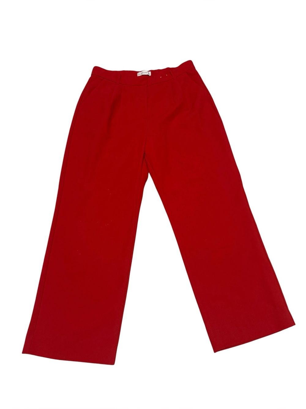 Abercrombie & Fitch Sloane Tailored Wide Leg Pant in Red Size 16 - Picture 4 of 9